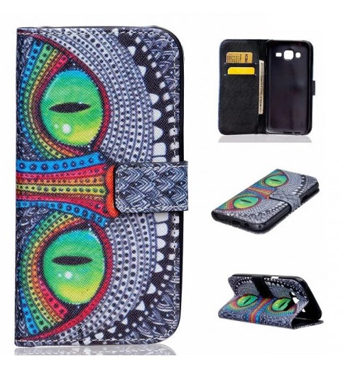 Samsung Galaxy J5 case wallet leather case printed