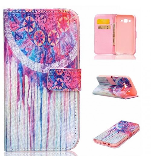 Samsung Galaxy J5 case wallet leather case printed