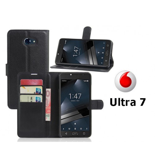 Vodafone Smart Ultra 7 wallet leather case+Pen
