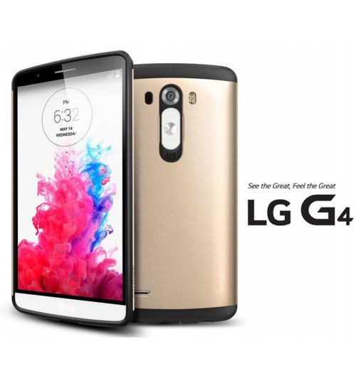 LG G4 heavy duty impact proof hybrid case cover