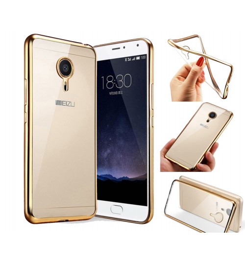 MEIZU M3 Note case bumper w clear gel back cover