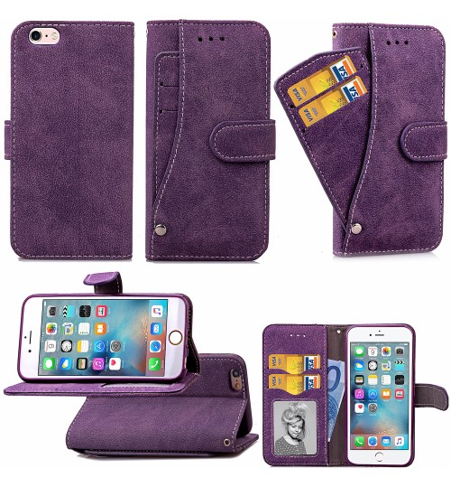 iPhone 6 Plus Multifunction wallet ID leather case