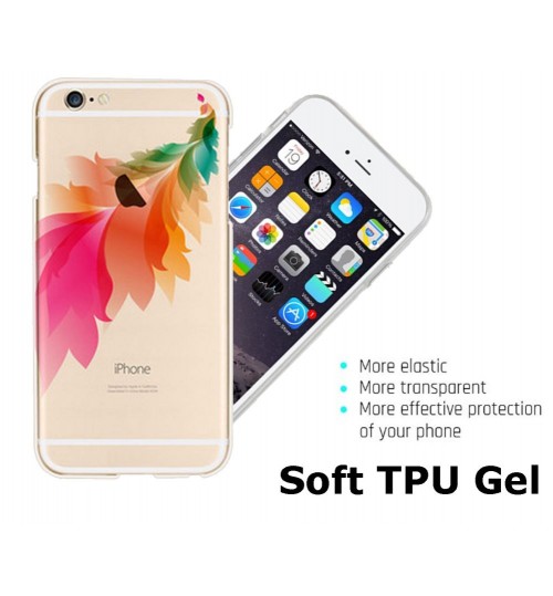 iPhone 6 6s Plus Case Printed Soft Gel TPU Case