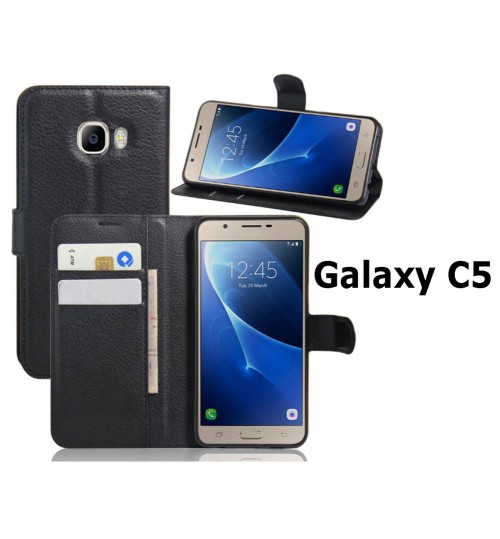 Samsung Galaxy C5 case wallet leather case