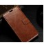 Lumia 550 vintage fine leather wallet case