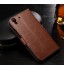 Huawei Y6 vintage fine leather wallet case