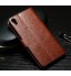 Sony Xperia X vintage fine leather wallet case