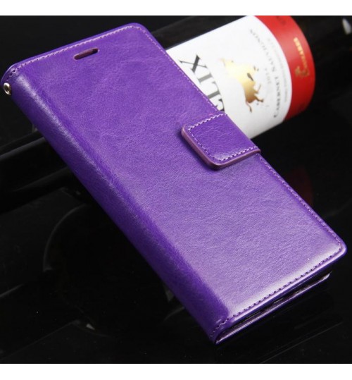 Huawei P9 lite vintage fine leather wallet case