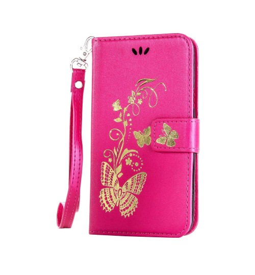 iPod Touch 6 leather full cash ID wallet case printed