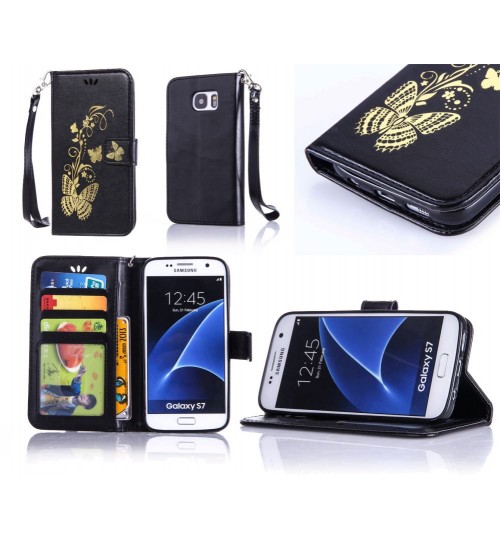 Galaxy S7 case ID wallet leather case printed