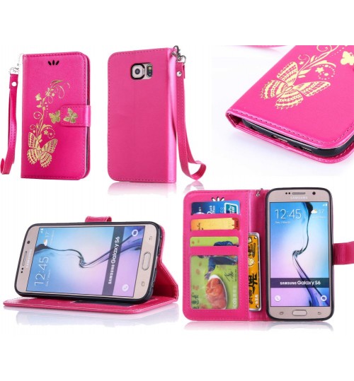 Galaxy S6 case ID wallet leather case printed