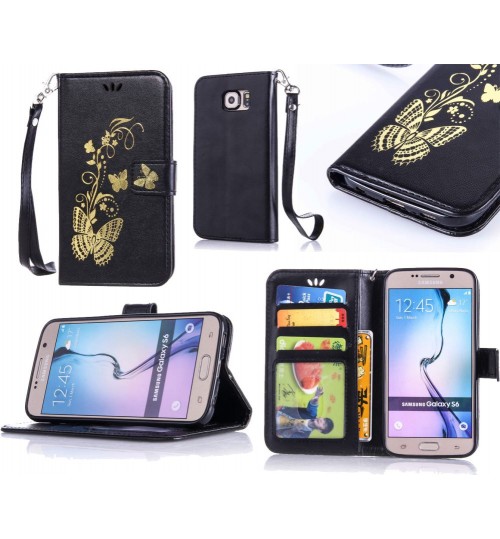 Galaxy S6 case ID wallet leather case printed