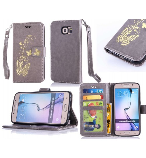 Galaxy S6 case ID wallet leather case printed