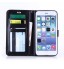 iPhone 5 5S SE case ID wallet leather case printed