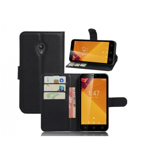 Vodafone Smart Turbo 7 wallet leather case+Pen