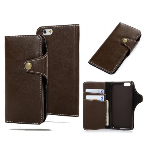 iPhone 5 5s SE case Fine Leather wallet case