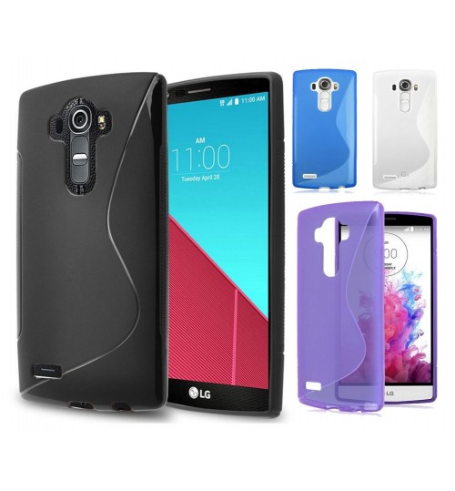 LG G4 Stylus case TPU soft gel S line case cover