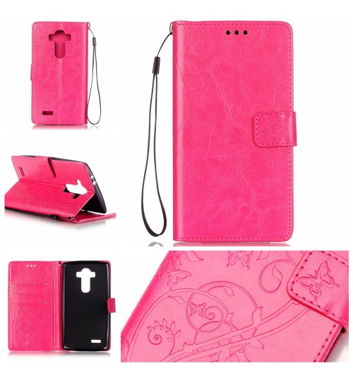 LG G4 CASE Premium  leather Embossing wallet  flip case