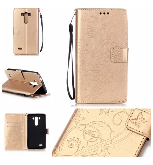 LG G3 Case Premium leather Embossing wallet folio case