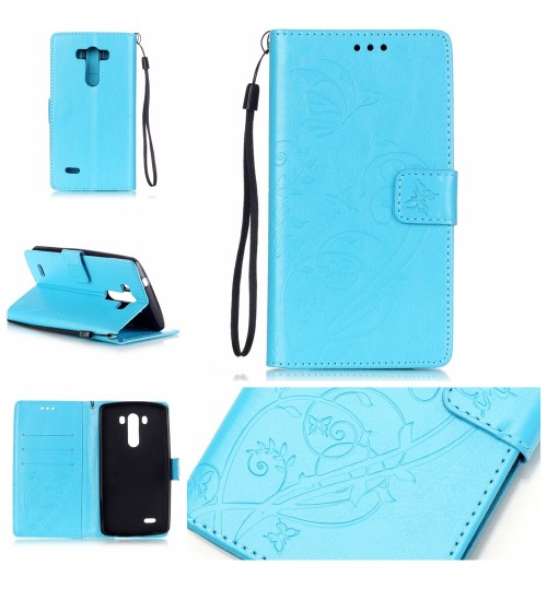 LG G3 Case Premium leather Embossing wallet folio case