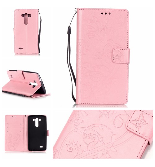 LG G3 Case Premium leather Embossing wallet folio case