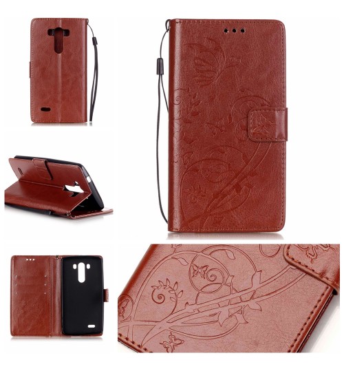 LG G3 Case Premium leather Embossing wallet folio case