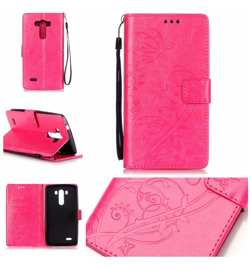 LG G3 Case Premium leather Embossing wallet folio case