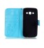 Galaxy Core LTE Case G386F Premium Leather Embossing wallet Folio case