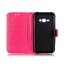 Galaxy J1 ACE Case Premium Leather Embossing wallet Folio case