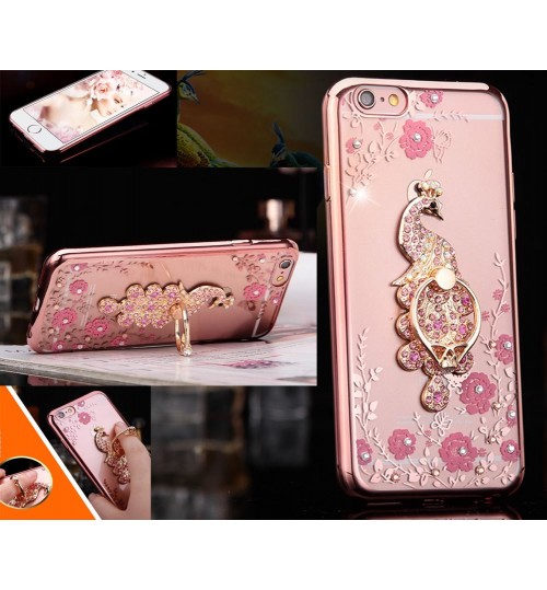 iPhone 5 5s SE Case soft gel tpu luxury bling shiny floral case