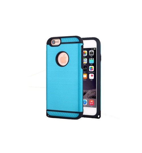 iPhone 6 6s case brushed metal heavy duty shockproof slim case