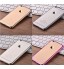 iPhone 7 case plating bumper with clear gel back cover case