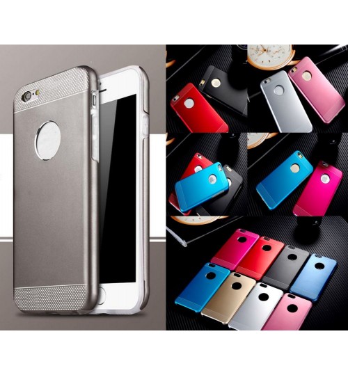 iPhone 6 6s case Metal Dual layer shockproof heavy duty Slim Cover Case