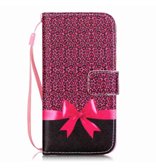 iPhone 7 case wallet leather card holder cover case printed leather