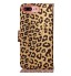 iPhone 7 Plus case wallet Leopard style ID card full cash cover case