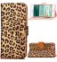 iPhone 7 case wallet Leopard style ID card full cash cover case