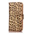 iPhone 7 case wallet Leopard style ID card full cash cover case