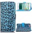 iPhone 7 case wallet Leopard style ID card full cash cover case