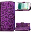 iPhone 7 case wallet Leopard style ID card full cash cover case