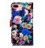 iPhone 7 Plus case floral pattern ID card full cash wallet cover case