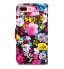 iPhone 7 Plus case floral pattern ID card full cash wallet cover case