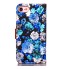 iPhone 7 case floral pattern ID card full cash wallet cover case