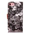 iPhone 7 case floral pattern ID card full cash wallet cover case