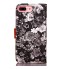 iPhone 7 Plus case floral pattern ID card full cash wallet cover case