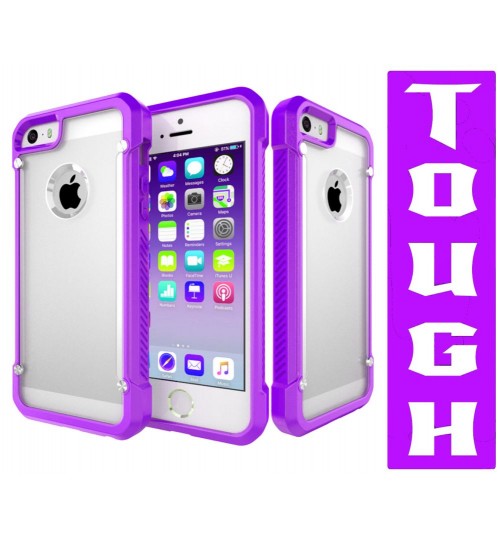 iPhone 5 5s Case Heavy Duty Hybrid Rugged Tough Case