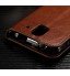 Huawei Y3 Vintage Fine Leather Wallet Case - Brown
