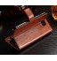 Huawei Y5 Ii Y6 Elite Case Vintage Fine Leather Wallet Case - Brown