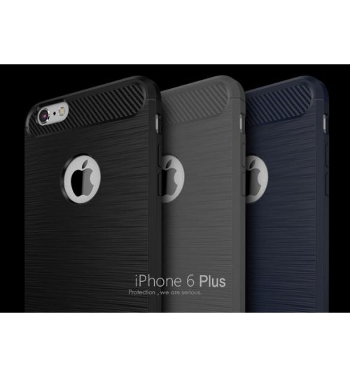 iPhone 6 6s Plus case impact proof rugged case with carbon fiber