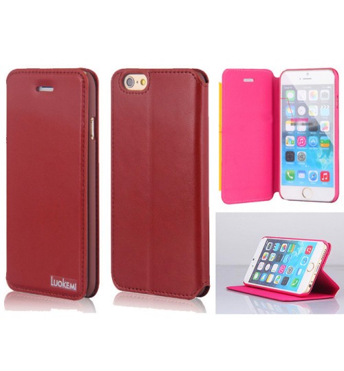 iPhone 6 6s Plus case Ultra Slim Leather Wallet Case