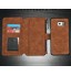 Galaxy S6 double wallet leather case detachable cover case